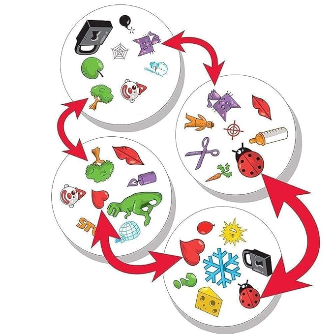 Spot It Card Educational Game