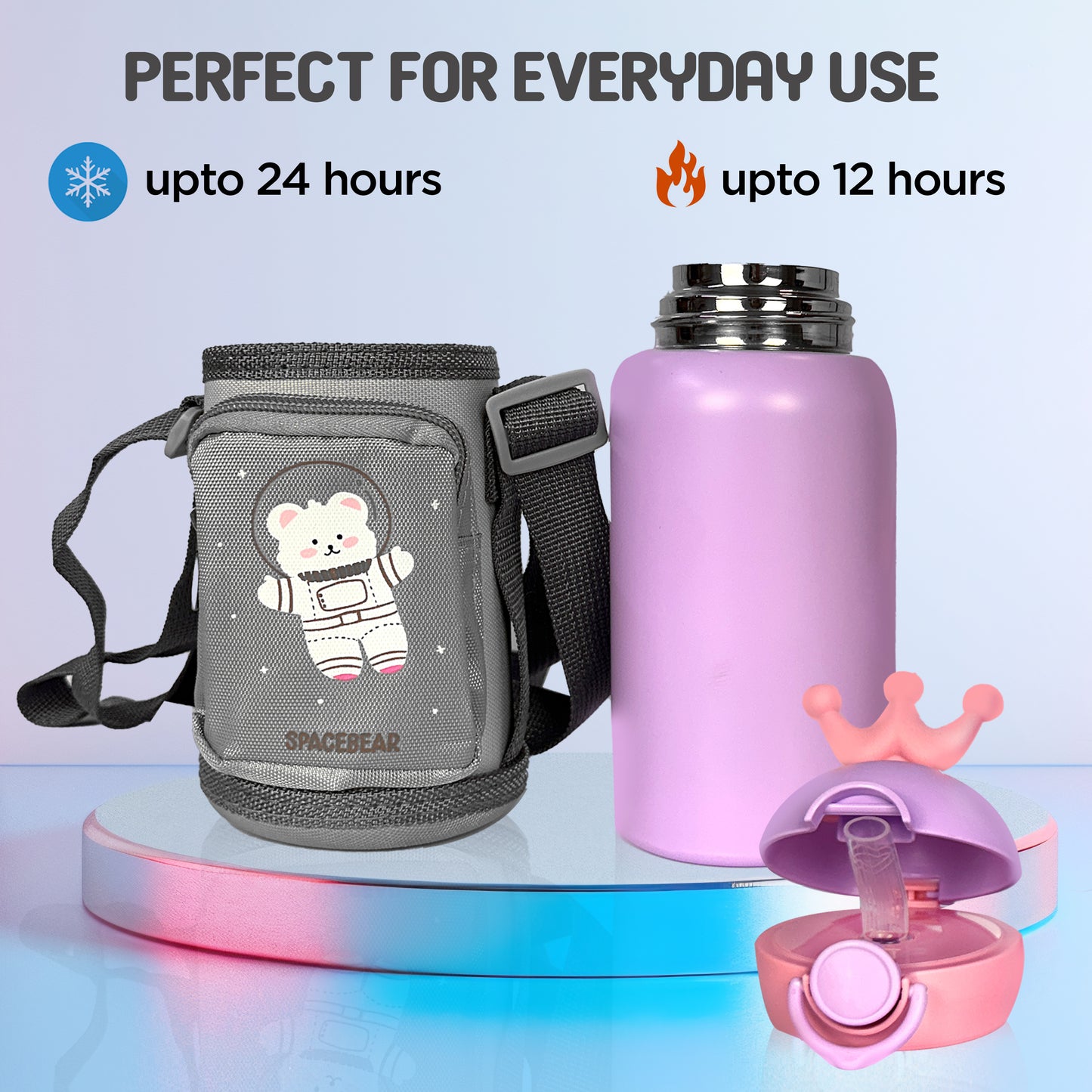 Hot & Cold Stainless Steel Kids Water Bottle, 500 ml Bottle