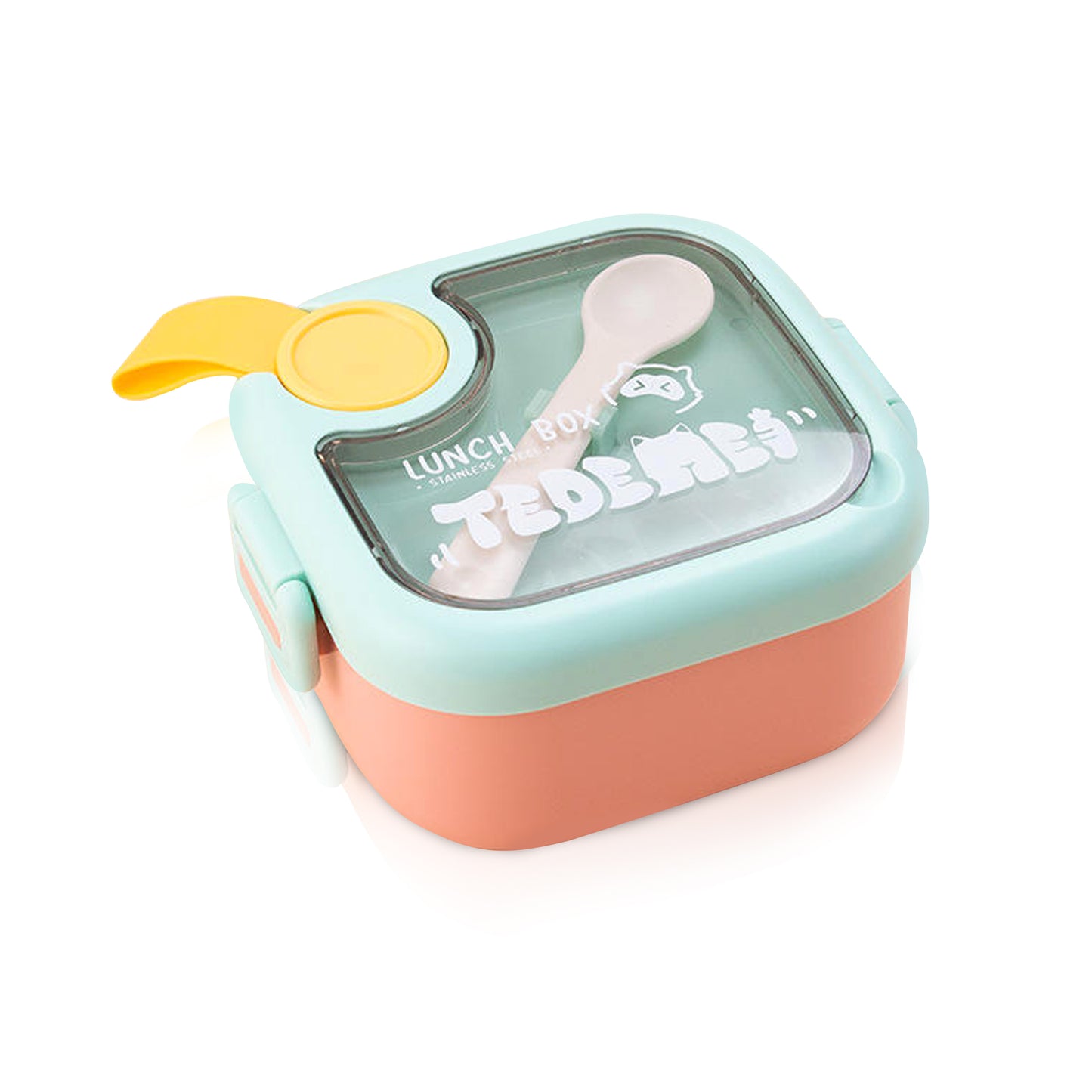 Tedemei Square 750 ml Lunch Box for School Kids