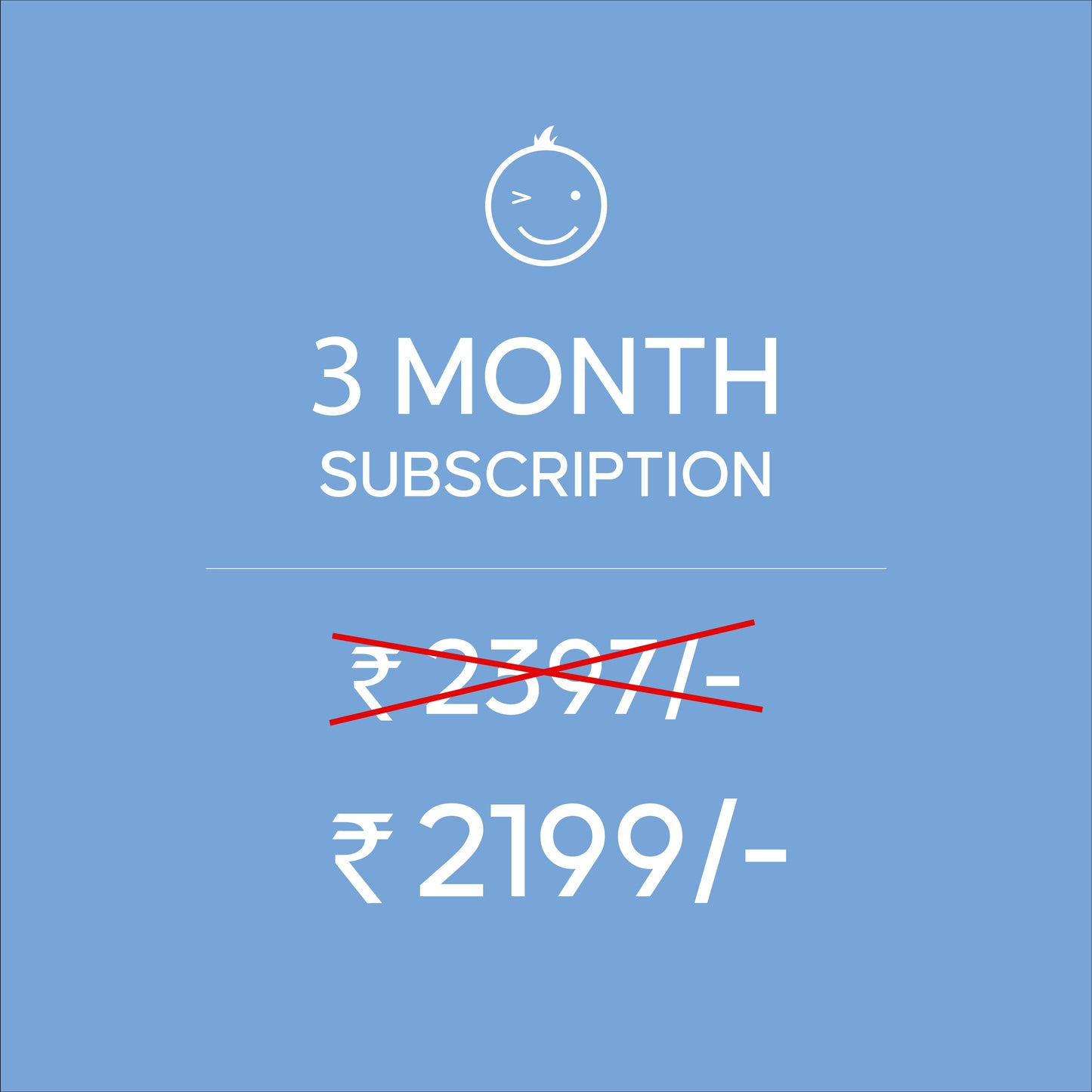 Three Month Subscription Plan