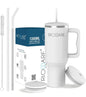 Rioware Insulated Tumbler Hot and Cold With Lid Straw Silicone Sleeve