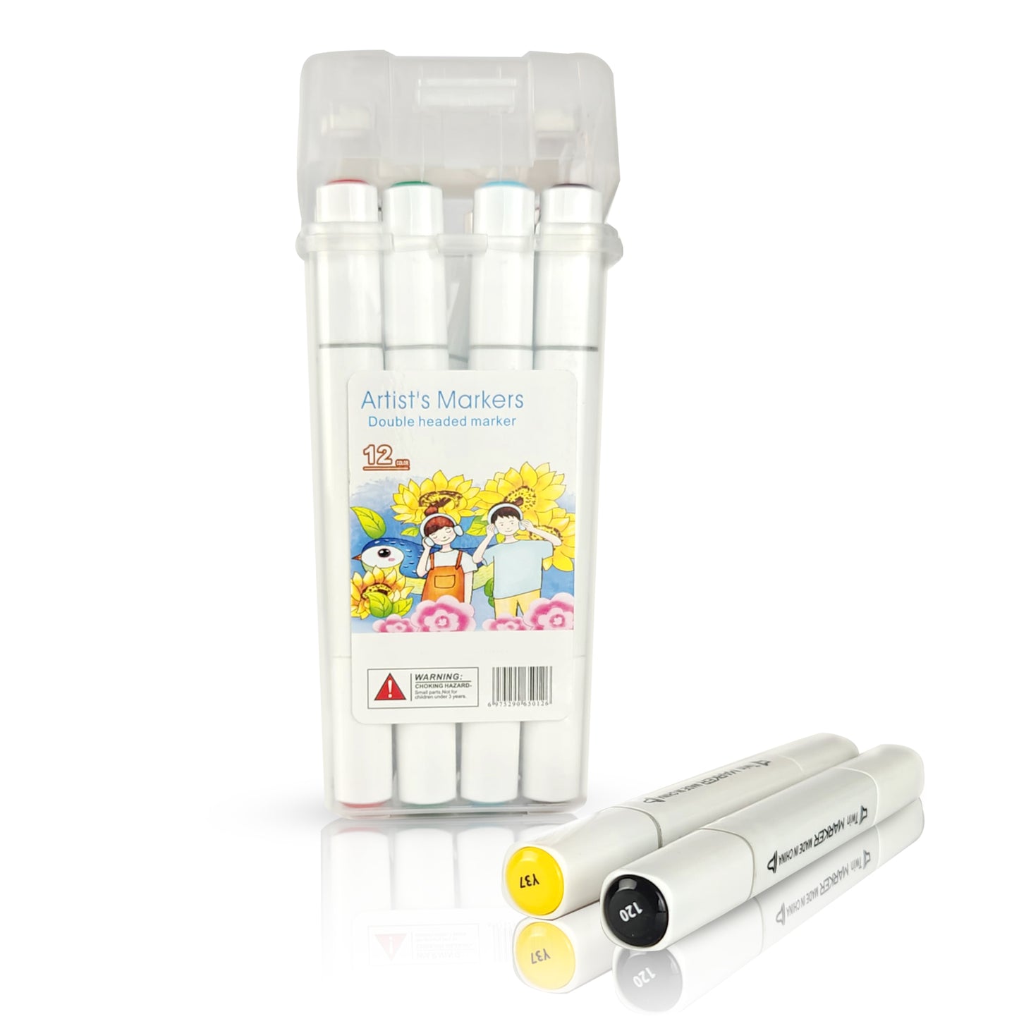 12 Pieces Dual Side Markers